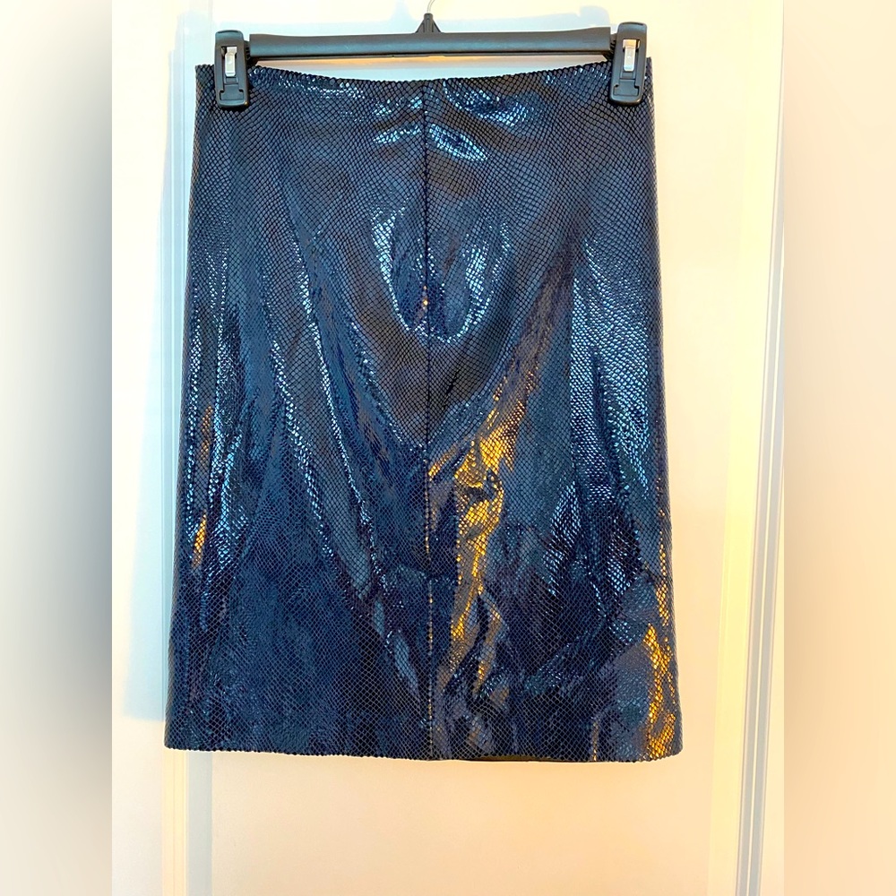 Beautiful blue textured skirt